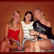 Enjoying some cocktails at the lounge