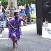 Later on the dancers got the crowd to participate in the African dance.