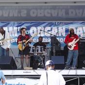 On the other end of the festival blues ruled the stage.