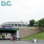 The entrance from the parking lot. Welcome to RFK!
