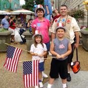 A family takes a moment for our DCpages cameras.