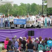 Physicians for Reproductive Choice and Health, led by Dr. Susan Wicklund, who said she was inspired by NOW's 1989 march to provide abortions in three rural states where access is almost non-existent. 

