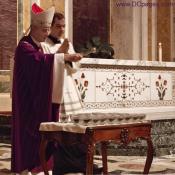 Archbishop Blesses Ashes