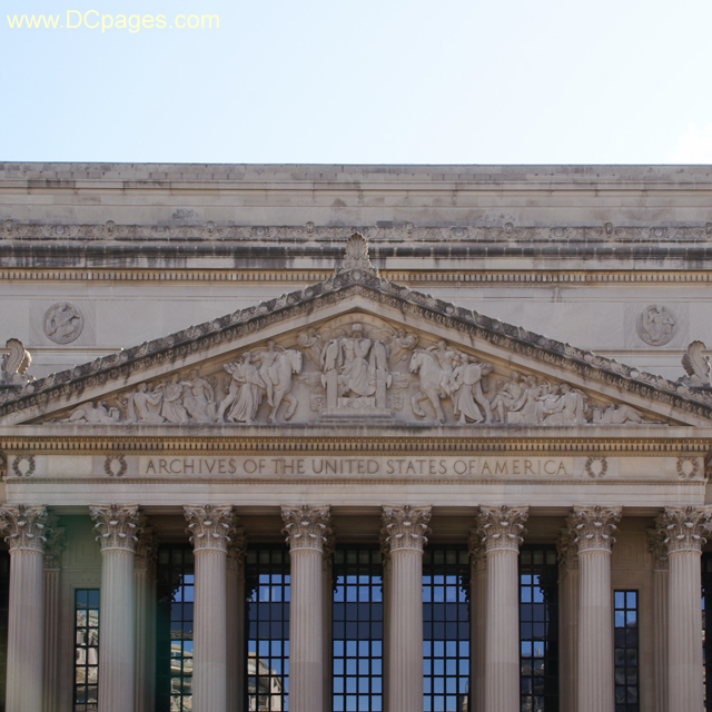 National Archives Building Pediment