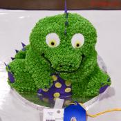 Blue Ribbon Dino Cake!