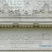 East  Exterior View - Lincoln Memorial - Limestone and Marble