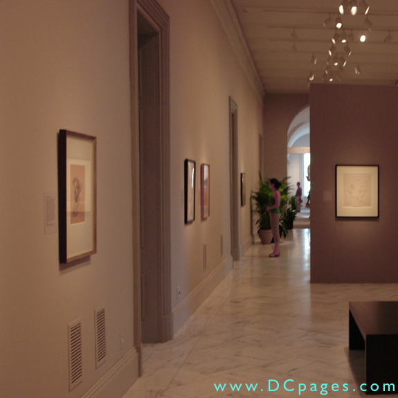 Second Floor - Modernism - The design of the Reynolds Center complements the artwork.