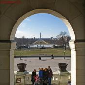 US Capitol - Center Archway City View