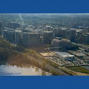 Flying over Crystal City, Virginia