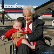 Baby Luke and Sen. Byrd 