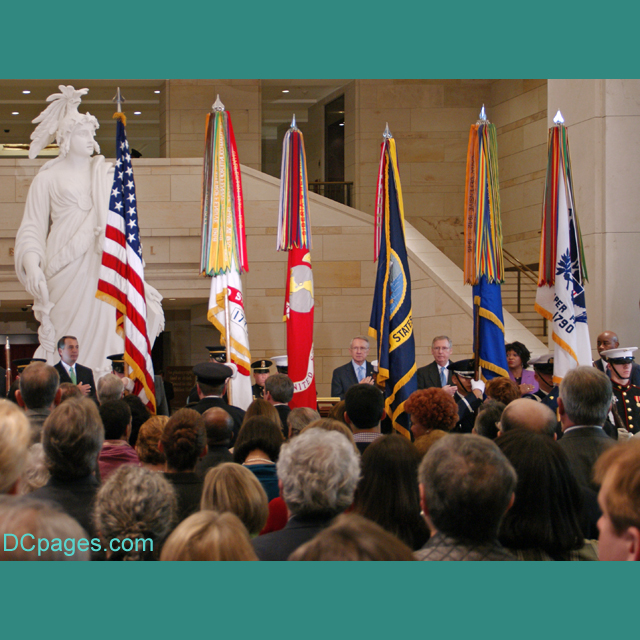 COLOR GUARD EXITING