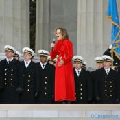 Renée Fleming with the U.S. Naval Academy Glee Club