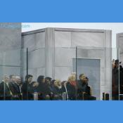 The Obama's and Biden's enjoying U2 at the Lincoln Memorial