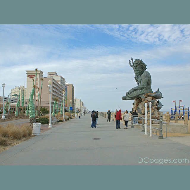 Bronze Neptune on 31st Street
