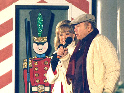 Roy Clark and Barbara Eden join to sing a holiday duet