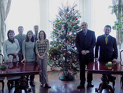 Another photograph around the beautiful Christmas tree