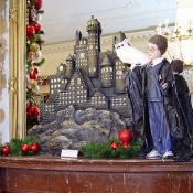 Harry Potter stood in front of the Southeast Mantel in the East Room of the White House.