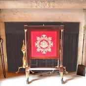 One of the many fireplaces in the State Rooms. 