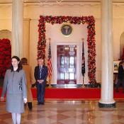 The foyer of the White House.