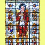 Benjamin Franklin Stained Glass Window