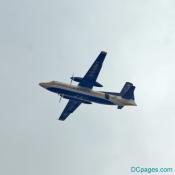 Golden Knights' parachuters drop-plane (Fokker C-31A Troopship)