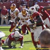 32-E.James left end to ARI 30 for 2 yards (59-L.Fletcher).