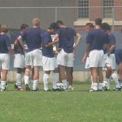 The 2003 Hoyas discuss their game plan.
