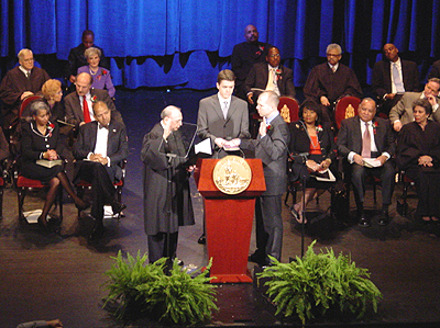 Swearing in Councilmen at large, David Catania