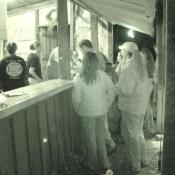Guests had access to Hot Dogs, Pizza, Drinks, and a variety of Halloween candy.   