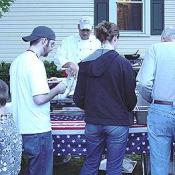 The party even served up some delicious tacos.