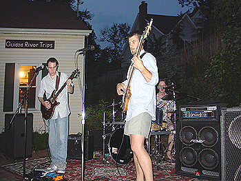 Cranking out some of their home grown grooves