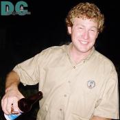 "One more?" A very funny staff of Global Brewers Guild pretended to give another glass of beer. 