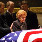 Mike Ford, Steven Ford, Jack Ford, Betty Ford in the United States Capitol Rotunda.