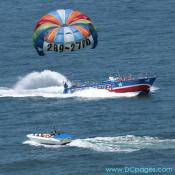 Ocean City - It is powered by twin turbo-charged, V12 1,000 HP Mercedes Diesel engines and is capable of accommodating 149 passengers and crew.