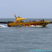 Ocean City - Sightseers enjoy a ride on the OC Rocket located at the Talbot Street Pier.
