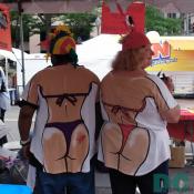 Bikinis at the barbeque