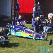Family day at the drag strip. These people really know how to have fun! There was a huge group of these mini dragsters along with a bunch of other cool toys. Sure made me wish I was 12 again. 