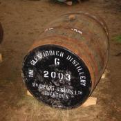 Barrels used to age scotch