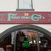 Finn Mac Cool's Cork Publick House (713 Eighth St. SE; 202-547-7100) is is a comfortable neighborhood pub and restaurant on Capitol Hill's Barracks Row.