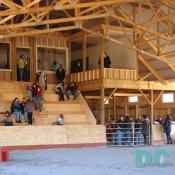 Before construction finished, Calleva opened its doors to the public to see the new facilities. Stadium seating(heated) and enclosed classrooms and overlook! 