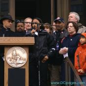 Youth Mayor of the District of Columbia, Nicole Newman inspires citizens to demand voting rights.""