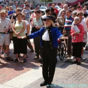 Grand Opening Ceremony - F Street Entrance - patriotic band leader