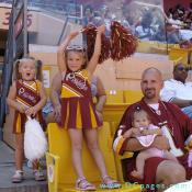 The man is raising future Redskinettes