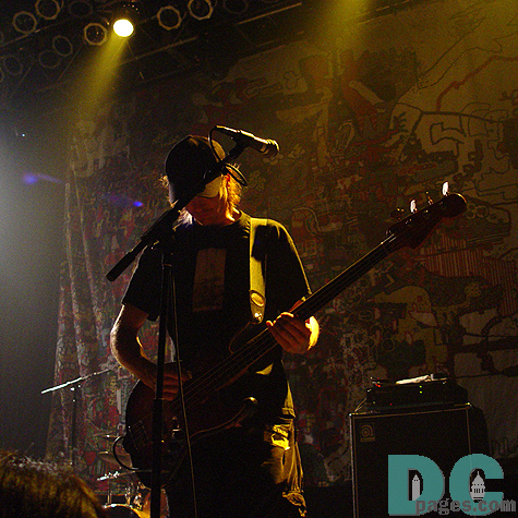 A roady makes sure all the band's instruments are tuned properly and synced with the audiotech.