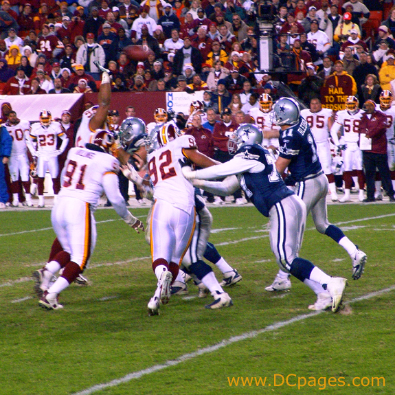 Drew Bledsoe threw three interceptions.