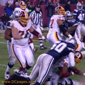 Clinton Portis moves the chains.