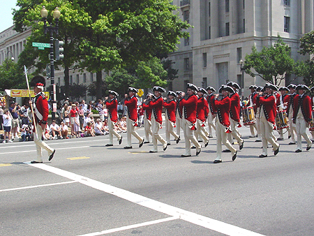 The red coats are coming, the red coats are coming!