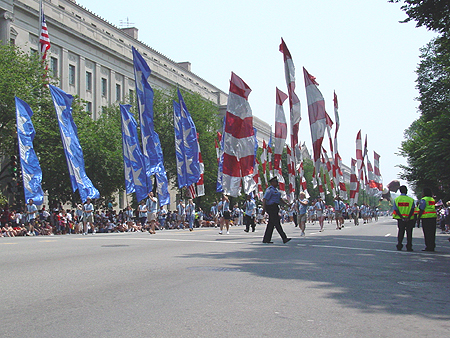 DC showing its colors