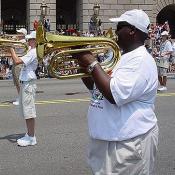 Members of the marching band