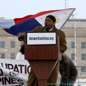 Mahdi Bray - Executive Director of the Muslim American Society "Don't tell us we are wrong. Don't tell us that we don't respect the troops. Don't tell us that we don't respect life. If loving freedom and justice are wrong, I don't want to be Right."